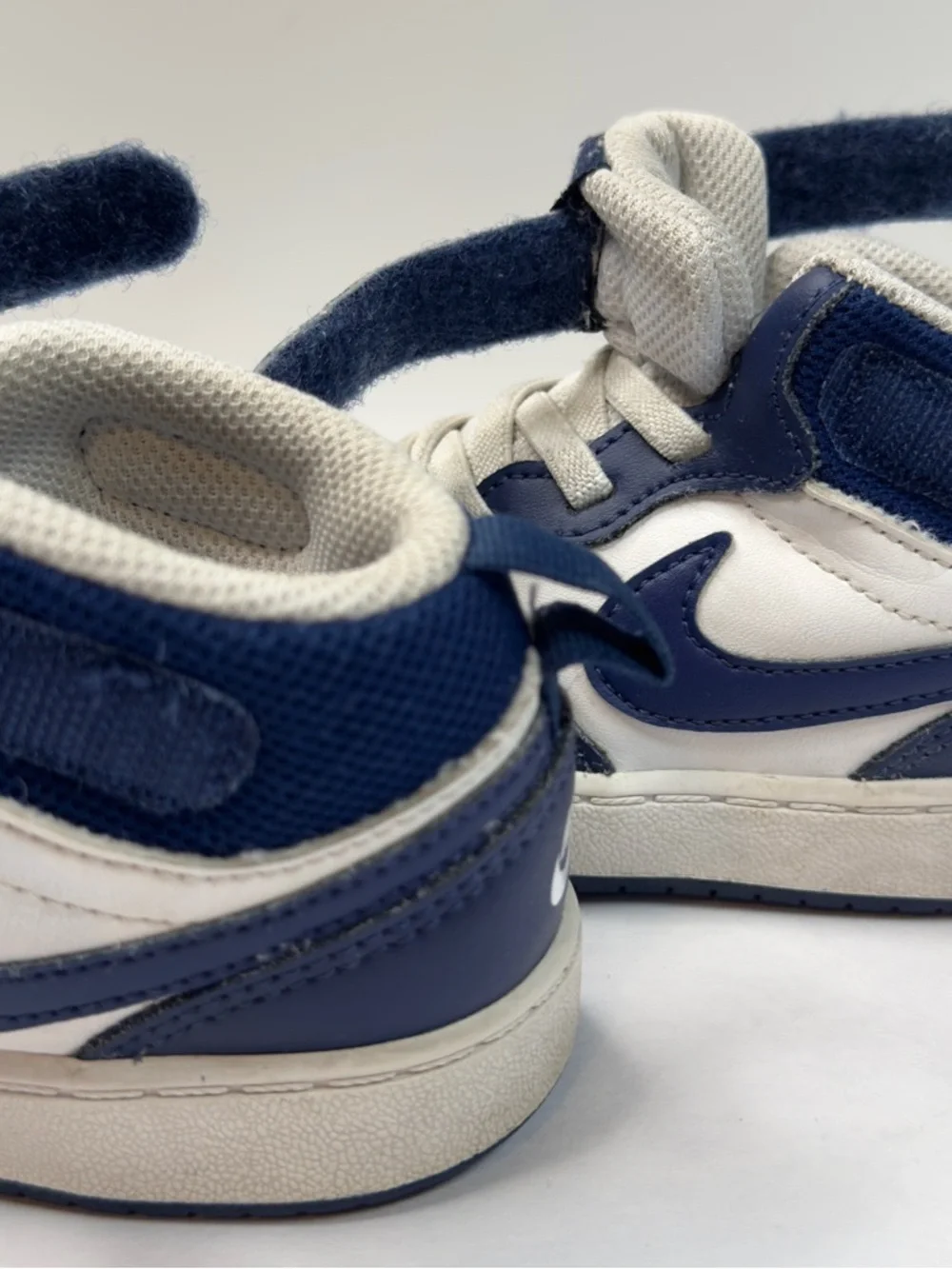 Nike CD7784-107 Boys High Top Sneakers Blue White Lace Up US 10C